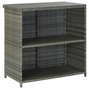 Set da Bar 3 pz in Polyrattan Grigio cod mxl 17058