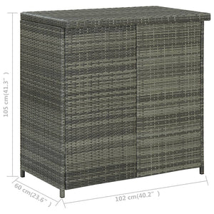 Set da Bar 3 pz in Polyrattan Grigio cod mxl 17058