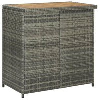 Set da Bar 3 pz in Polyrattan Grigio