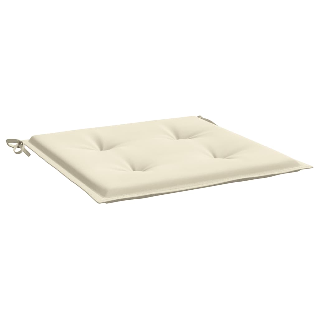 Cuscini per Sedia 2 pz Crema 40x40x3 cm in Tessuto Oxford 314006