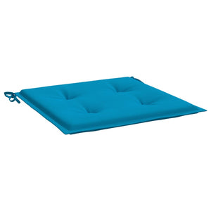 Cuscini per Sedia 2 pz Blu 40x40x3 cm in Tessuto Oxford 314010