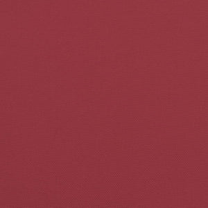 Cuscini per Sedia 2 pz Rosso Vino 40x40x3 cm in Tessuto Oxford 314020