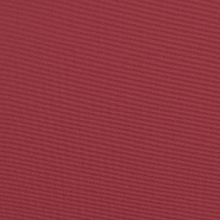 Cuscini per Sedia 2 pz Rosso Vino 40x40x3 cm in Tessuto Oxford 314020