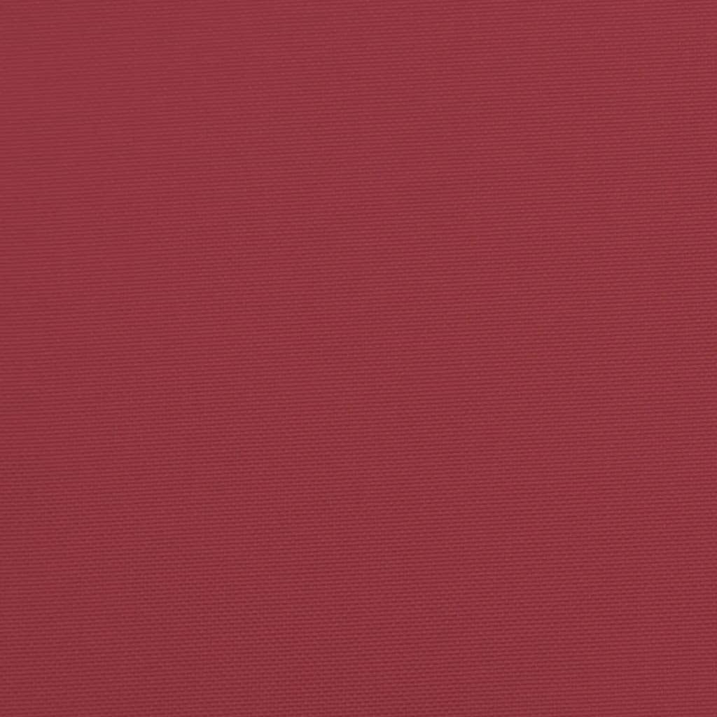 Cuscini per Sedia 4 pz Rosso Vino 40x40x3 cm in Tessuto Oxford 314021