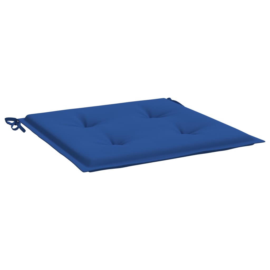 Cuscini per Sedia 4 pz Blu Reale 40x40x3 cm in Tessuto Oxford 314024