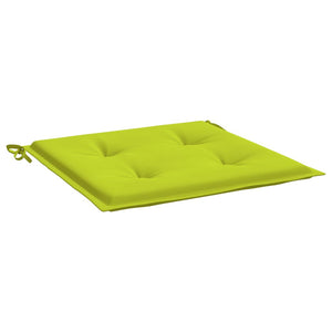 Cuscini Sedie Giardino 4 pz Verde Brillante 40x40x3 cm Tessuto cod mxl 68480