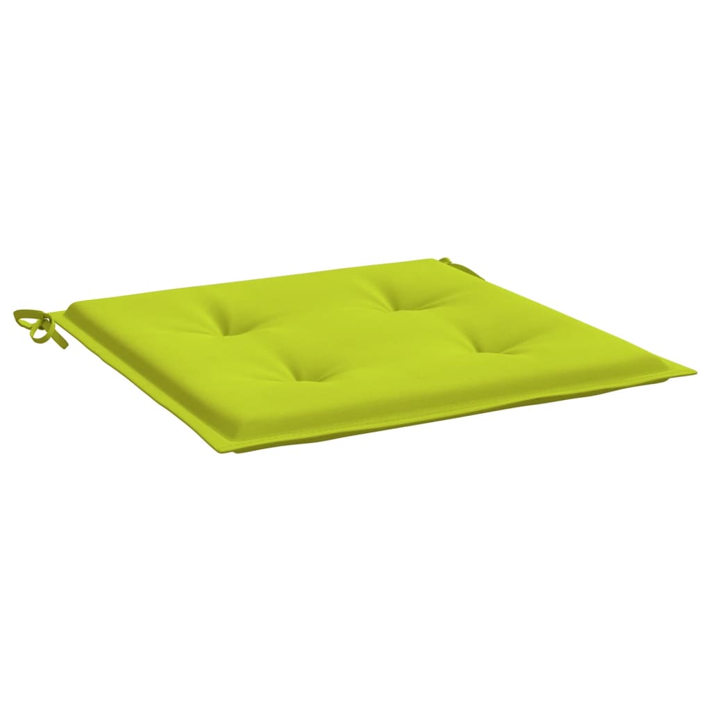 Cuscini per Sedia 6 pz Verde Intenso 40x40x3 cm Tessuto Oxford 314028