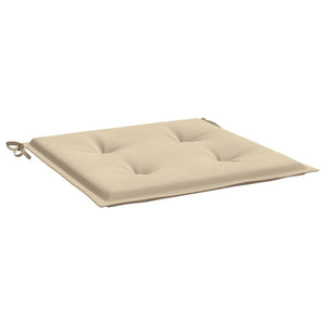 Cuscini per Sedia 6 pz Beige 50x50x3 cm in Tessuto Oxford 314045