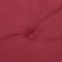 Cuscini per Sedia 4 pz Rosso Vino 50x50x3 cm in Tessuto Oxford 314057