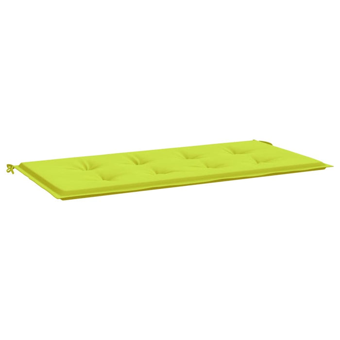 Cuscino per Panca Giardino Verde Brillante 100x50x3 cm Tessuto cod mxl 68508