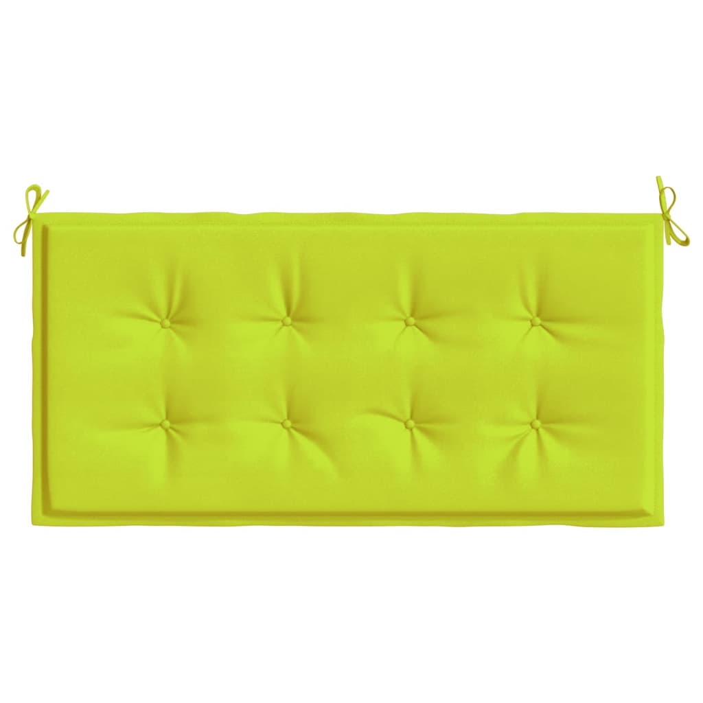 Cuscino per Panca Verde Brillante 100x50x3 cm in Tessuto Oxford 314076