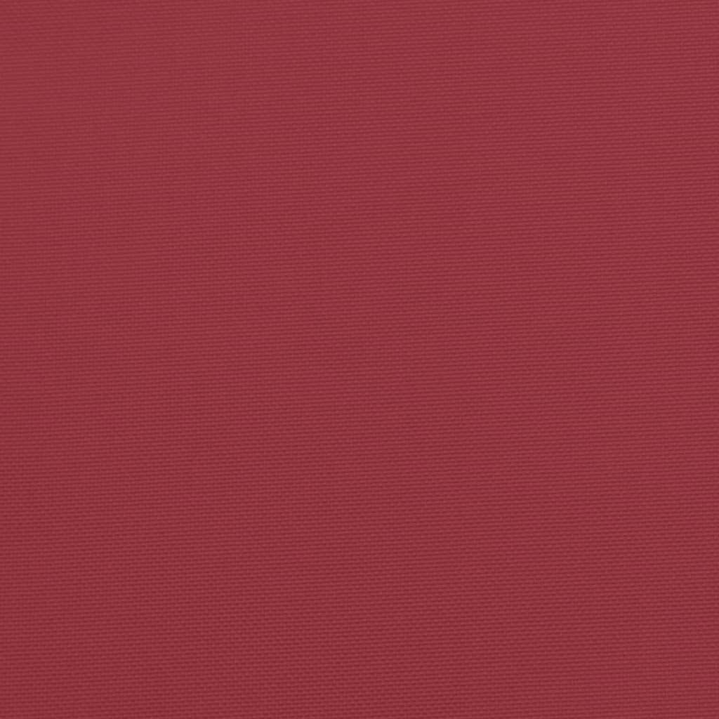 Cuscino per Panca Rosso Vino 120x50x3 cm in Tessuto Oxford 314080