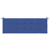 Cuscino per Panca da Giardino Royal Blu 150x50x3 cm Tessuto