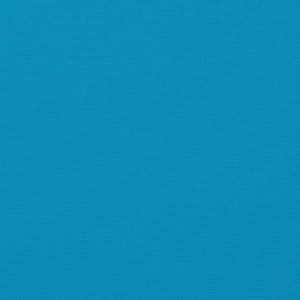 Cuscini per Sedie 6 pz Blu 120x50x3 cm in Tessuto 314108