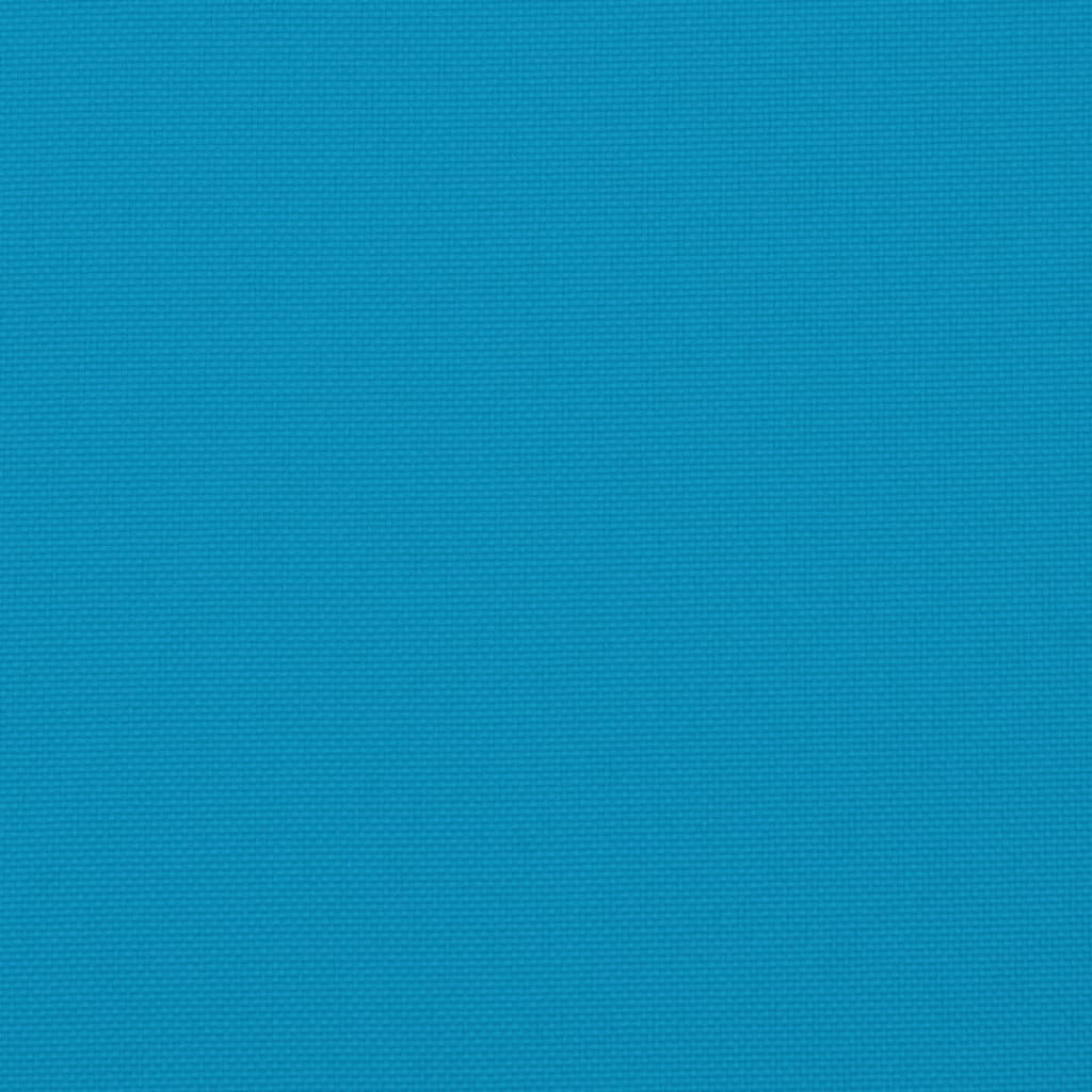 Cuscini per Sedie 6 pz Blu 120x50x3 cm in Tessuto 314108