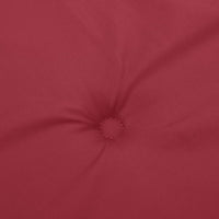 Cuscini per Sedie da Giardino 2 pz Rosso Vino 120x50x3 cm cod mxl 68188