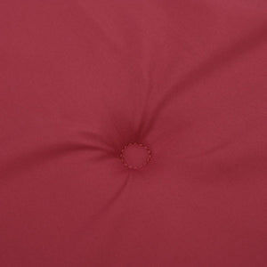 Cuscini per Sedie 4 pz Rosso Vino 120x50x3 cm in Tessuto 314114