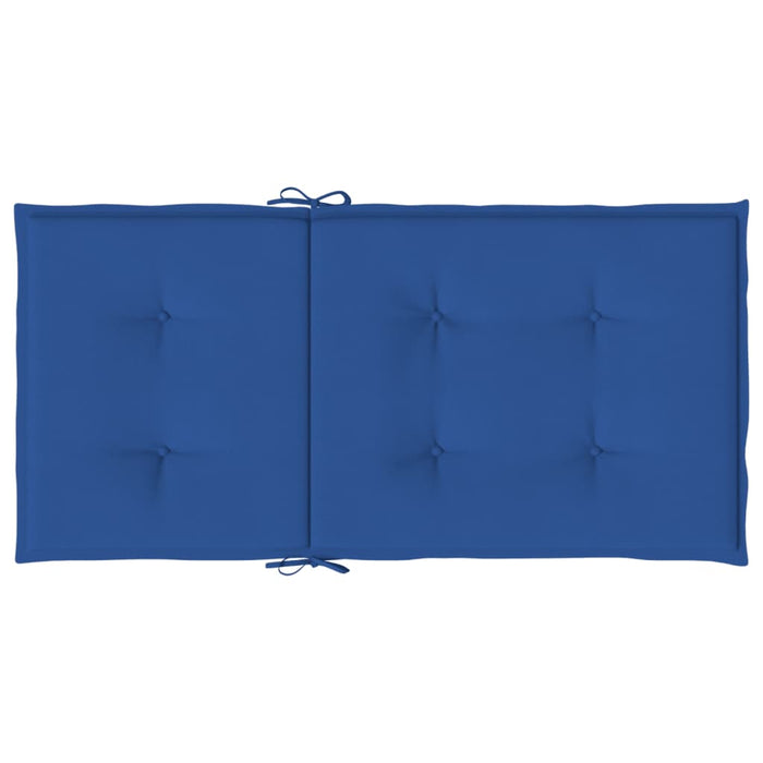 Cuscini per Sedie da Giardino 4 pz Blu Reale 100x50x3 cm cod mxl 64852