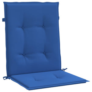 Cuscini per Sedia 6 pz Blu Reale 100x50x3 cm in Tessuto Oxford 314145