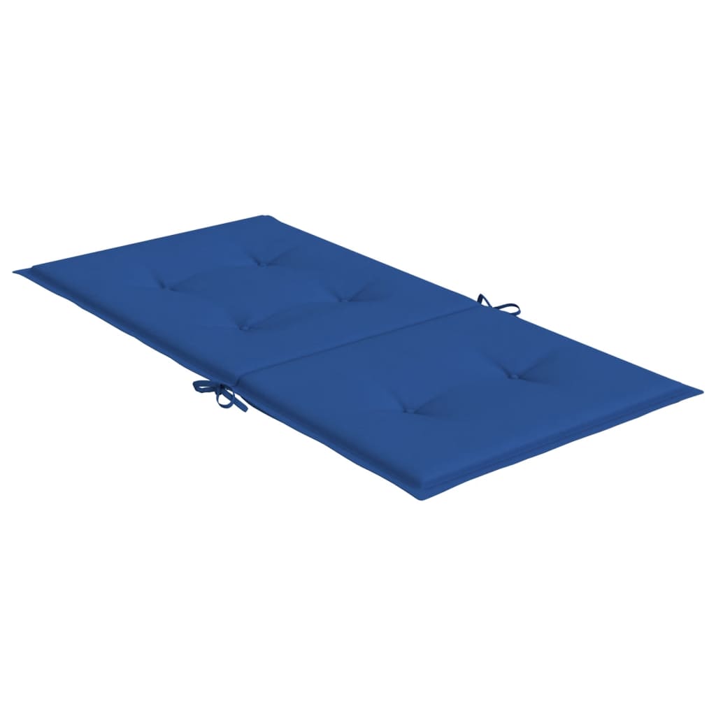 Cuscini per Sedia 6 pz Blu Reale 100x50x3 cm in Tessuto Oxford 314145