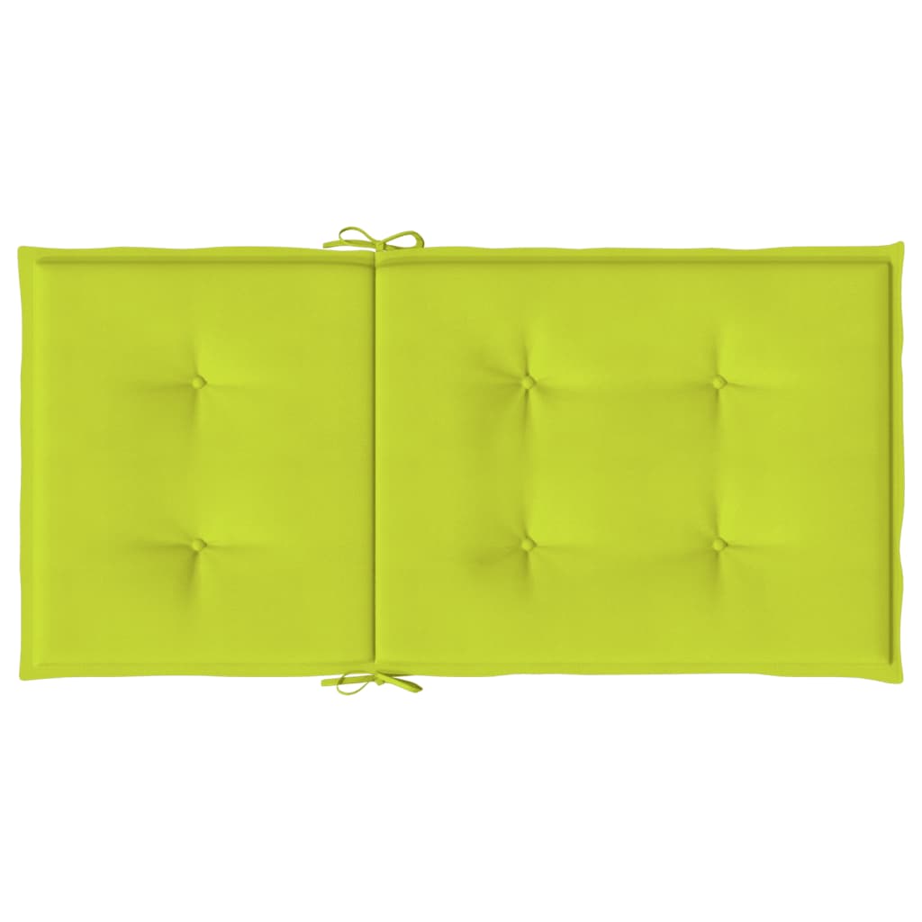 Cuscini per Sedia 4 pz Verde Intenso 100x50x3 cm Tessuto Oxford 314147