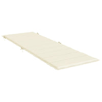 Cuscino per Lettino Prendisole Crema 186x58x3 cm cod mxl 77018