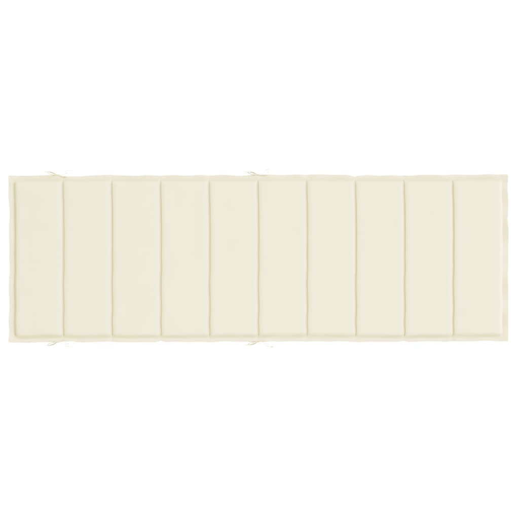 Cuscino per Lettino Prendisole Crema 186x58x3 cm cod mxl 77018