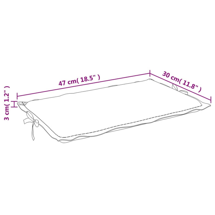 Cuscino per Lettino Prendisole Crema 186x58x3 cm cod mxl 77018