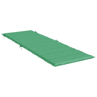 Cuscino per Lettino Prendisole Verde 186x58x3 cm cod mxl 64948