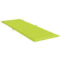 Cuscino per Lettino Prendisole Verde Brillante 186x58x3 cm cod mxl 69077