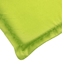 Cuscino per Lettino Verde Intenso 186x58x3 cm in Tessuto Oxford 314169