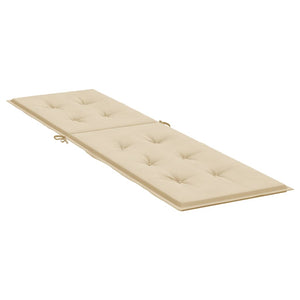 Cuscino per Sdraio Beige (75+105)x50x4 cm 314176