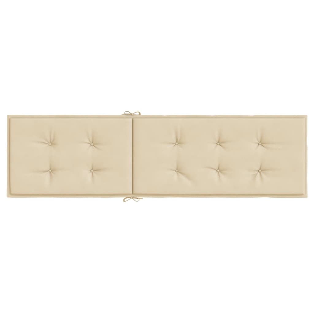 Cuscino per Sdraio Beige (75+105)x50x4 cm 314176