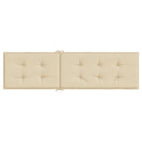 Cuscino per Sdraio Beige (75+105)x50x4 cm 314176