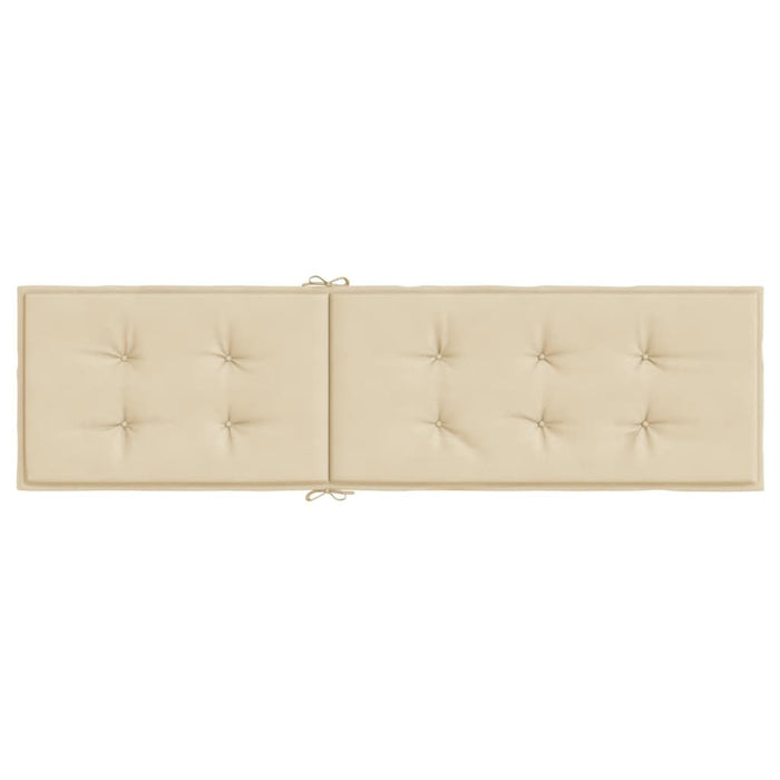 Cuscino per Sdraio Beige (75+105)x50x4 cm 314176