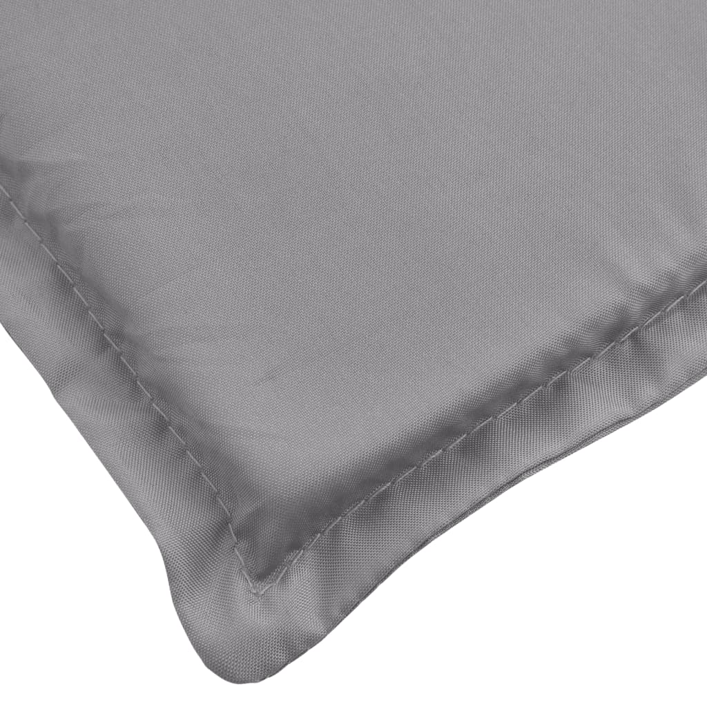 Cuscino per Lettino Prendisole Grigio 200x50x3 cm in Tessuto cod mxl 68299