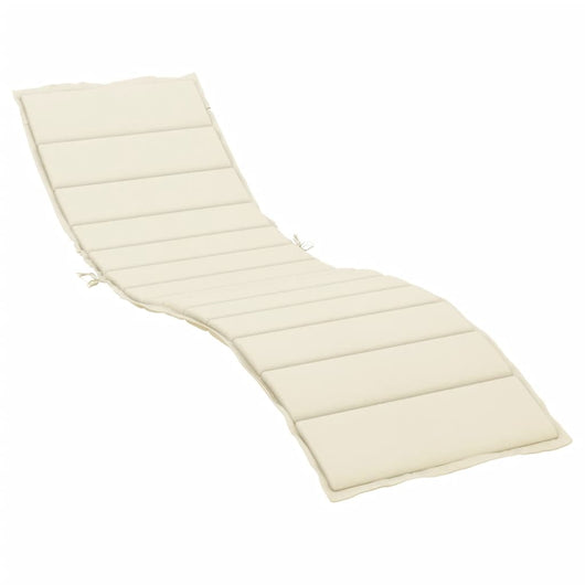 Cuscino per Lettino Prendisole Crema 200x50x3 cm in Tessuto cod mxl 53253