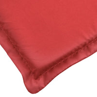 Cuscino per Lettino Prendisole Rosso 200x50x3 cm in Tessuto cod mxl 59432