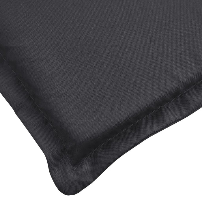 Cuscino per Lettino Prendisole Nero 200x50x3 cm in Tessuto cod mxl 68352