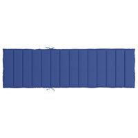 Cuscino per Lettino Prendisole Blu Reale 200x50x3 cm in Tessuto cod mxl 68086