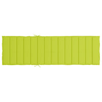 Cuscino per Lettino Prendisole Verde Chiaro 200x50x3 cm Tessuto cod mxl 60427