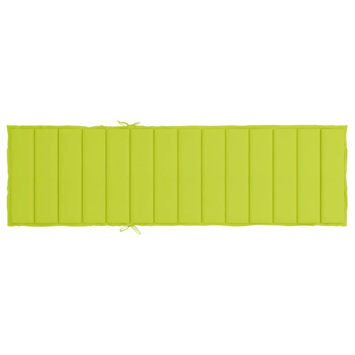 Cuscino per Lettino Prendisole Verde Chiaro 200x50x3 cm Tessuto cod mxl 60427