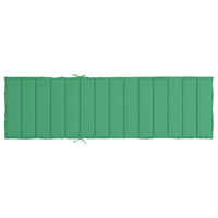 Cuscino per Lettino Verde 200x60x3 cm in Tessuto cod mxl 68496