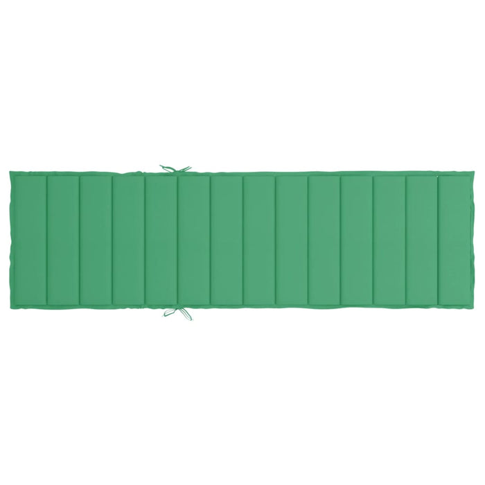 Cuscino per Lettino Verde 200x60x3 cm in Tessuto cod mxl 68496