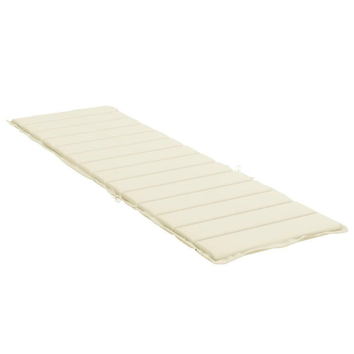 Cuscino per Lettino Prendisole Crema 200x70x3 cm in Tessuto cod mxl 68181