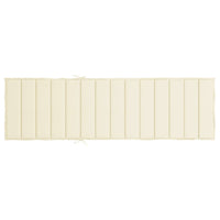 Cuscino per Lettino Prendisole Crema 200x70x3 cm in Tessuto cod mxl 68181