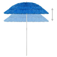 Ombrellone da Spiaggia Hawaii Blu 180 cm