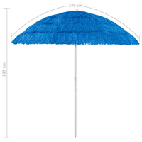 Ombrellone da Spiaggia Hawaii Blu 240 cm 314695