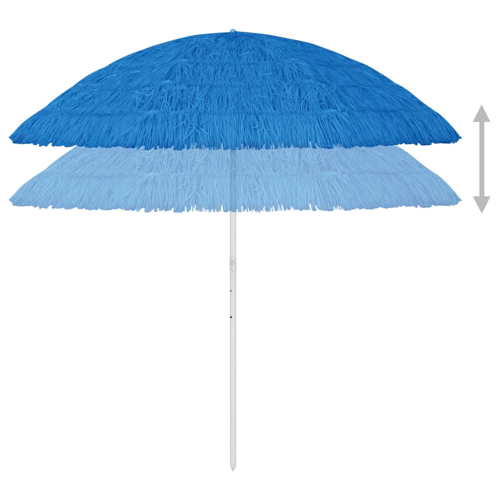 Ombrellone da Spiaggia Hawaii Blu 300 cm cod mxl 16646