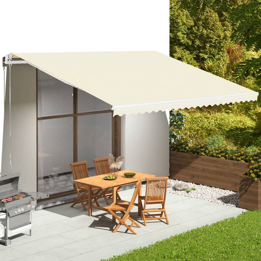 Tessuto di Ricambio per Tenda da Sole Crema 5x3,5 m cod mxl 9159